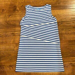 J. McLaughlin striped sleeveless tiered dress